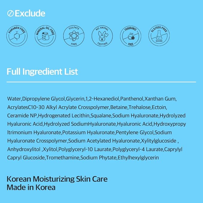 Ceramide Panthenol Barrier Support Toner 10.14 fl oz - Hydrating Facial Toner for Sensitive Skin, Barrier Repair & Soothing with 8 Types of Hyaluronic Acid, Korean Skincare