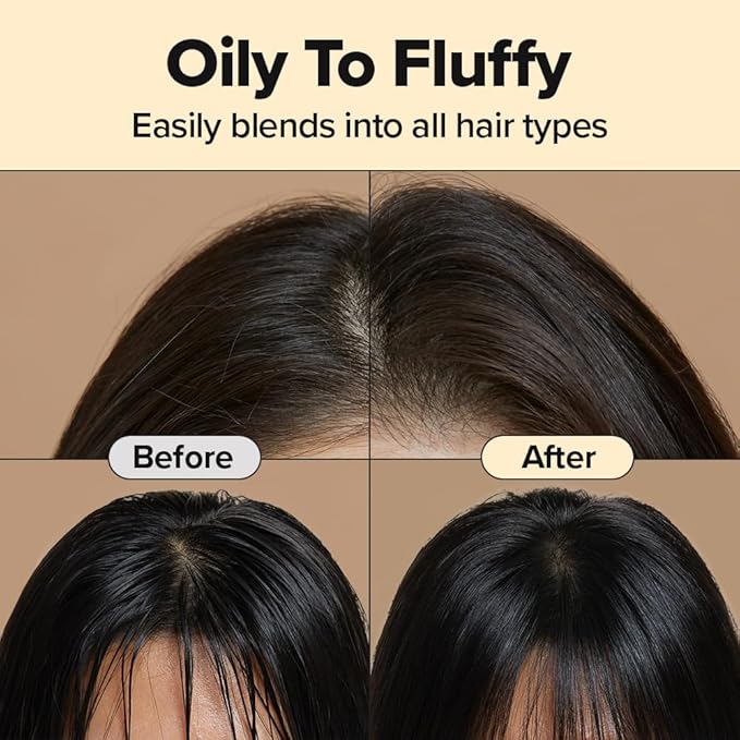 I DEW CARE Biotin Clarifying Dry Shampoo - Tap Secret Original Duo Set | Strengthening & Volumizing, Powder Type, Refillable, Travel size, Non-aerosol, Brunette, Korean Ginseng, 0.26 Oz * 2ea