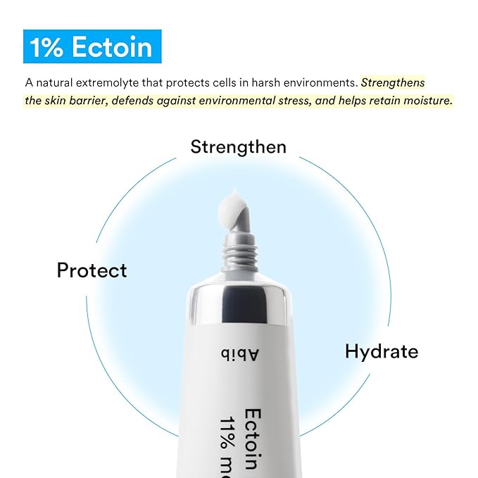 Abib Ectoin Panthenol 11% Moisturizer Barrier Tube 1.69 fl. oz. 50 mL I Skin Hydrating Face Cream