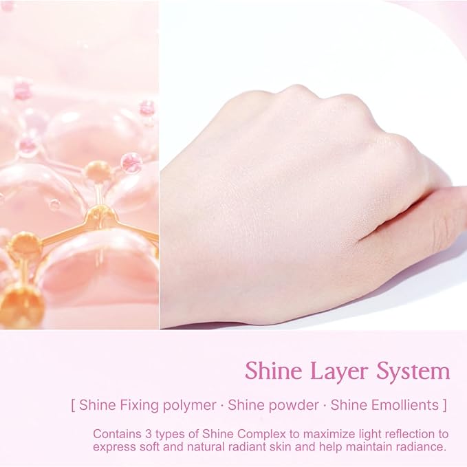 MIBA Ion Calcium Foundation Double Cushion Glow 25 g / 0.88 oz Big Cushion SEASON 3. Long Lasting Cover Effect. Moisture glow. Skin tightening relief. Smooth adhesion. (Lovely #23 Rosy Beige)