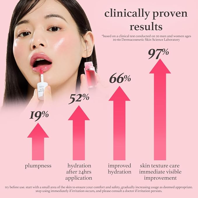 NOONI Korean Lip Oil - Applecherry | Long-Lasting, Moisturizing, Plumping, Revitalizing for Dry Lips, Waterproof, No Peel Off, Hydrating, Nourishing Crystal Clear, 0.12 FL Oz