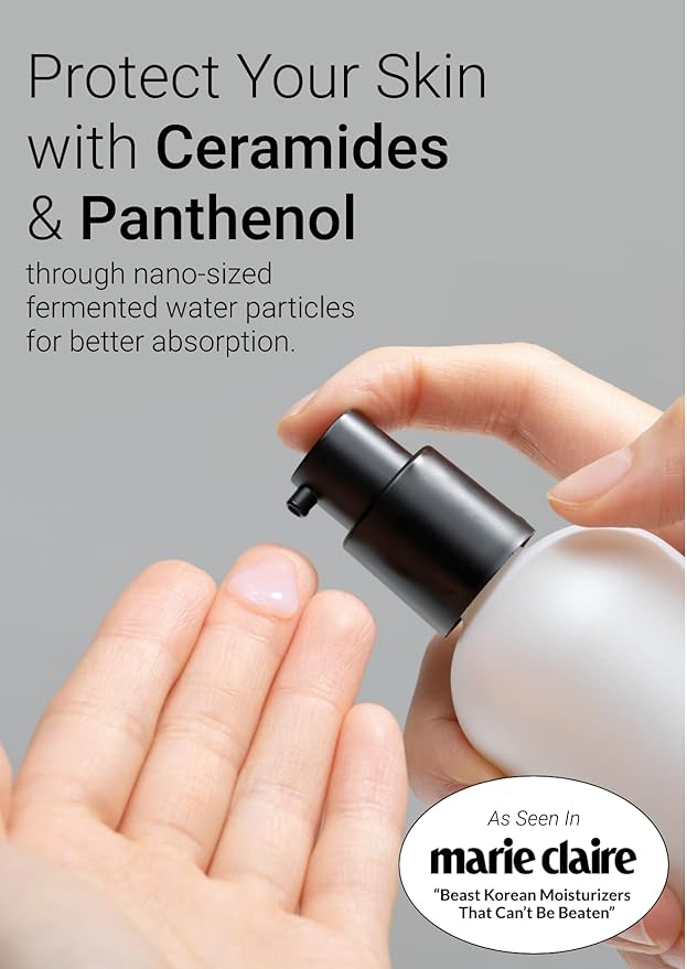 JUNG SAEM MOOL Essential Mool Cream 1.7 Fl Oz, Lightweight Watery Face Cream with Ceramide and Panthenol for Deep Hydration and Radiant Skin, Skin Barrier Support, Korean Foundation Makeup Prep