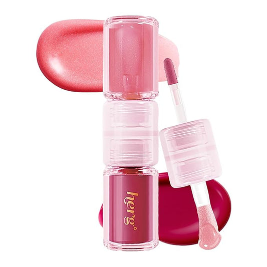 Epielle Herg Dual-Ended Korean Lip Tint & Lip Oil, Raspberry Love & Watermelon Sugar, Long-Lasting Matte Tint with Hydrating Lip Plumper, K-Beauty Makeup