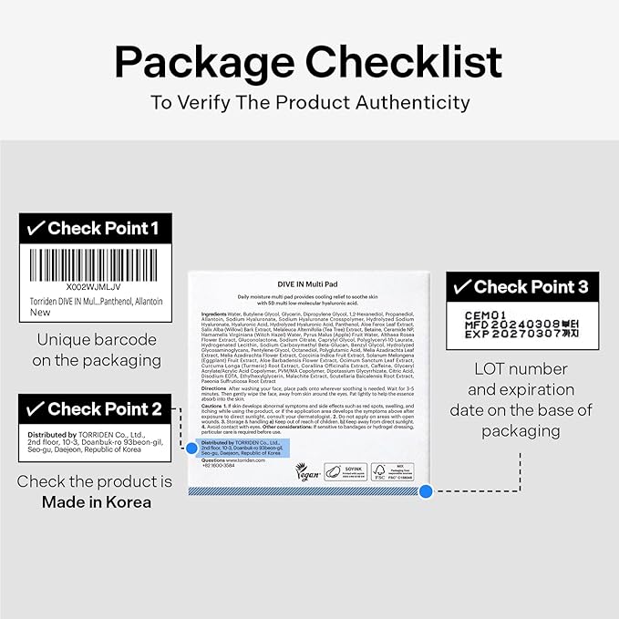 Torriden DIVE IN Multi Pad (80 pads) | Serum infused Facial Pads for Cooling, Soothing, Hydrating Spot Masking | Hyaluronic Acid, Panthenol, Allantoin