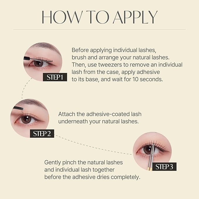 EYEME Eyelash NO.20 – 5 Set Pack with Tweezers, Voluminous False Eyelashes with Dense, Longer Center Fibers for a Bold Eye Look, Easy to Apply, Glue Not Included, K-Beauty