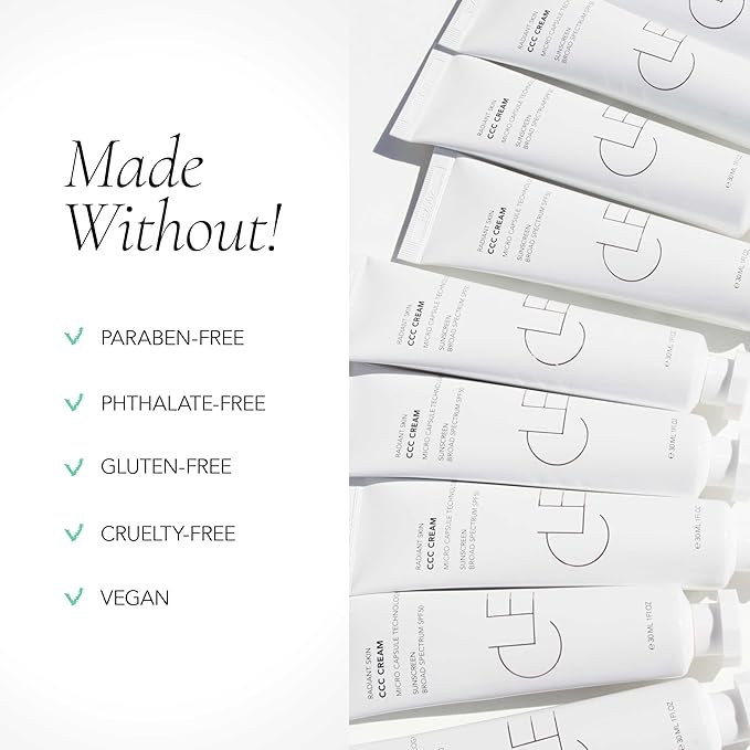 CLE Cosmetics CCC Cream (Cool Medium Deep 306 / SPF 50) - Color Correcting With Sunscreen - Lightweight, Hydrating Foundation - BB & CC Hybrid - Light to Medium Coverage - 1 fl oz