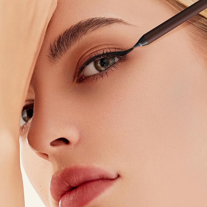 Persona Eyeliner Pencil Waterproof,24 Hr Waterproof Eyeliner Duo Sharpenable Eye Pencil,Long Wearing and Water Resistant,Smooth and Easy to Color (Black)