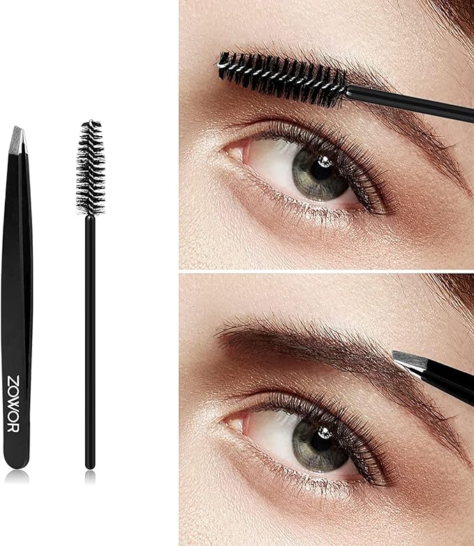 Eyelash Curler with Comb Fit All Eye Shape Curved Eyelash Curlers,Natural and Long Lasting Lash Curler for Women Make Up Gift（Black