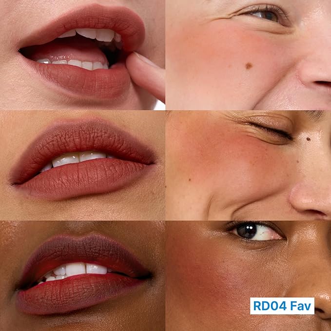 fwee Blurry Pudding Pot + Keychain SET | Airbrushed Blush & Lip, Buildable Pigment, Long-lasting, Lightweight, Easy to Blend, Natural Soft Matte Finish Makeup – Fav (Tanned Brown) | 0.17 oz