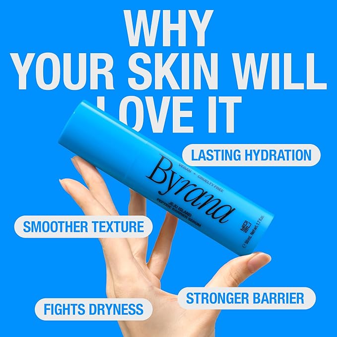 Jeju Island Peptide Barrier Face Serum – Korean Vegan Skincare with 9 Peptides, Ceramides, Hyaluronic Acid, Niacinamide & Marine Complex – Hydrating, Firming & Barrier Support – 1.7 oz