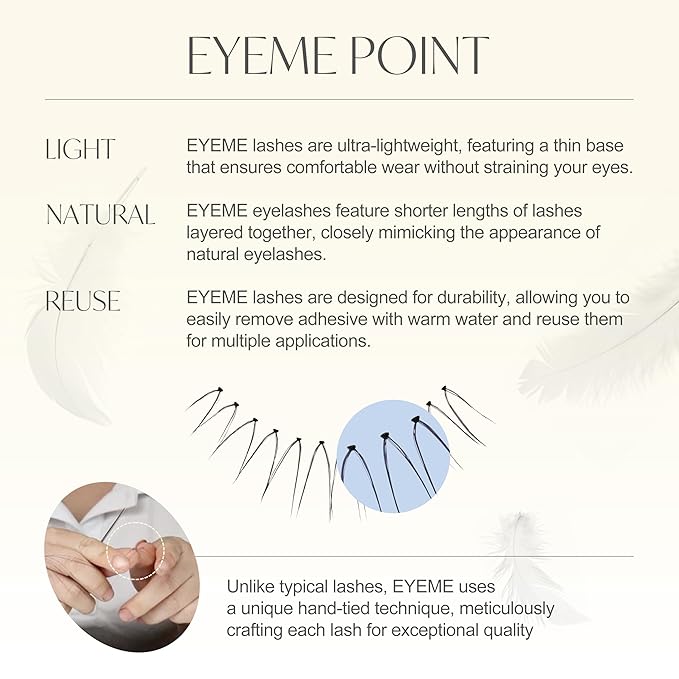 EYEME Eyelash x Artist Collaboration NO.02 – 5 Set Pack, Lightweight False Eyelashes, Wispy Lashes for a Flawless Natural Look, Perfect for Daily Wear & Comfortable Fit, K-Beauty