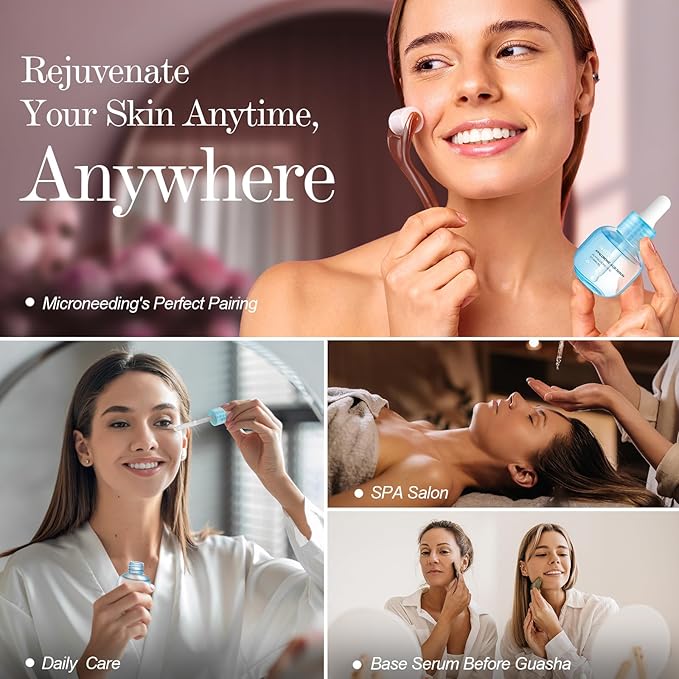 ZealSea Hyaluronic Acid Serum for Face, Hydrating Microneedling Serum, EWG Certified for Sensitive Skin, Vegan Fragrance Free Non-Comedogenic Absorb Quickly, Pure Hyaluronic Acid Anti-Aging 1 Oz