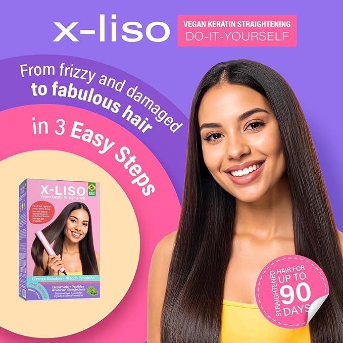 Brazilian Keratin Hair Treatment – Straightening kit, Progressiva, Frizz-Free – Keratin Treatment at Home | Keratina Para Alisar El Pelo | Alisado Sin Formol | Straightening hair products