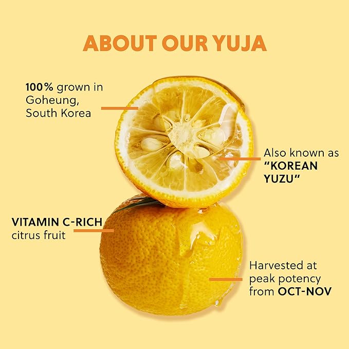 HANYUL Yuja Toner Pads | Korean Yuzu with Vitamin C & 5% Niacinamide to Visibly Brighten Dark Circles, Dark Spots, Even Tone, Glow Boosting for Face & Undereyes, 60 Sheets