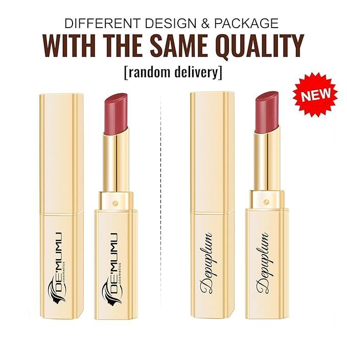Nude Red Lipstick for Women Hydrate Lipstick Glossy Moisture Lip Gloss Sheer-Medium Coverage Shine Tinted Lip Balm for Dry Lips, DM97 Rose Nude