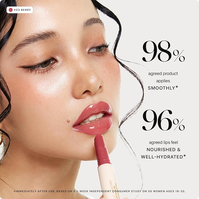 Nature Republic HONEY MELTING LIP (03 BERRY) SOFT LIP STICK, Hydrating Gloss, Moisturizing balms, Sheer tint, Shine & Glowy Finish, korean make up, Stocking Stuffers