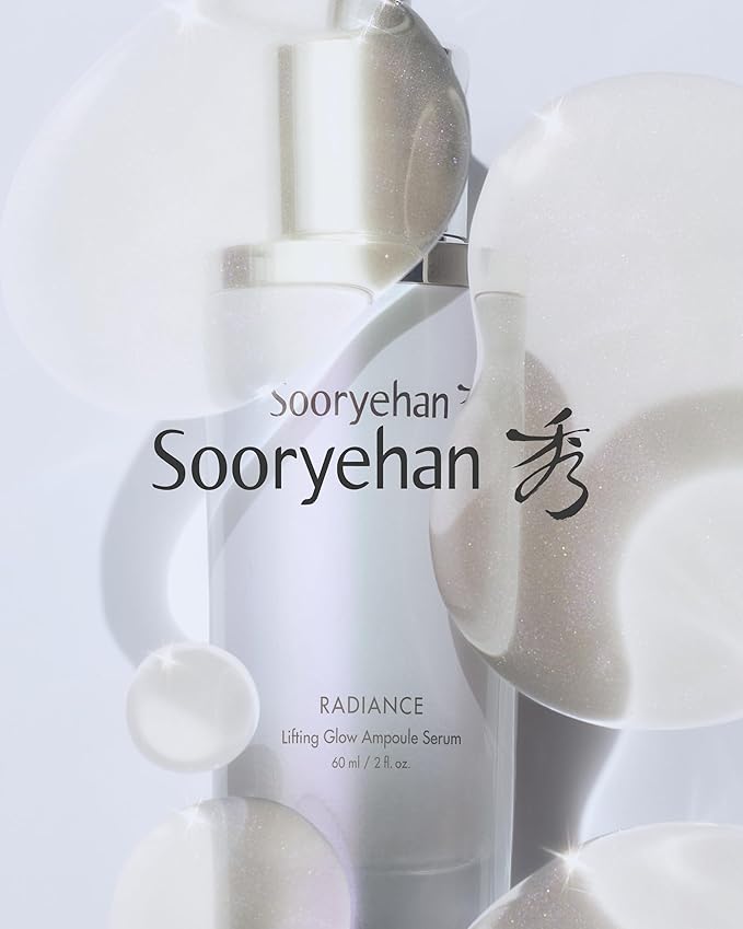 SOORYEHAN Lifting Ampoule Serum (2.02fl oz) - Triple-Action Anti-Aging Serum for Skin Tone, Texture, and Elasticity with 5% Niacinamide and Triple Collagen Blend