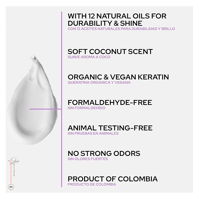 Aftercare for Ritual Botánico Keratina Orgánica | Treatment to Straighten, Repair and Relax Hair | All Natural, Organic & Vegan Ingredients | Product of Colombia| Keratin Large, 1 Liter/33.8 Fl Oz