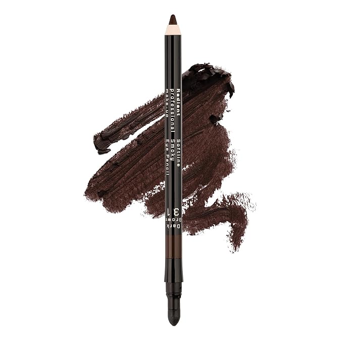 Radiant Professional Waterproof Eyeliner Pencil - Eyeliner Waterproof Smudge Proof for Woman - Long Lasting Under Eye Pencil for Smoky Eye - Soft Waterline Eye liner Smudger Tool, Dark Brown (31)
