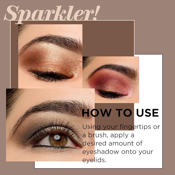 Touch in Sol Metallist Sparkling Foiled Pigment (#1 Cream Peach) - Diamond and Pearl Powders to Create Holographic Look - Dazzling Sparkles Gorgeous Glitter Eye Shadow