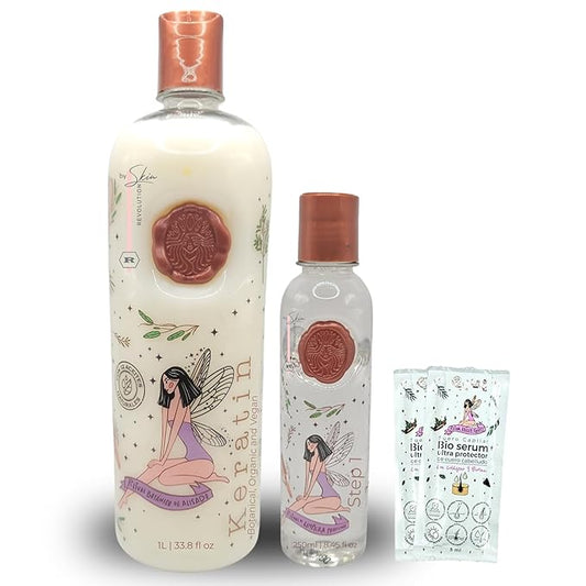 Aftercare for Ritual Botánico Keratina Orgánica | Treatment to Straighten, Repair and Relax Hair | All Natural, Organic & Vegan Ingredients | Product of Colombia| Keratin Large, 1 Liter/33.8 Fl Oz