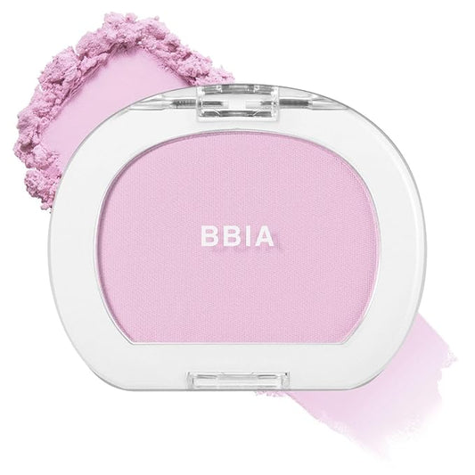 BBIA Last Blush NEW 15 Colors - Cheek Blush Shaping Shading Contour & Highlight Long-Lasting Matte Finish Natural Shades Buildable & Blendable Daily Korean Face Makeup (05 LAVENDER, Pack of 1)