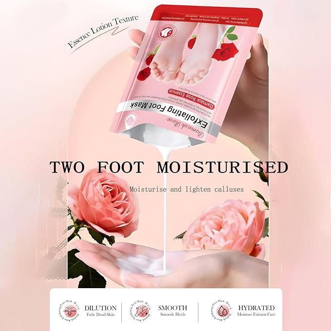 Foot Masks Moisturizing Socks - Moisturizes Tired, Dry & Cracked Feet, Exfoliating Hydrating Foot Mask - Dry Skin Solution - Moisturizing Foot Treatment- All Skin Types - 11Pairs