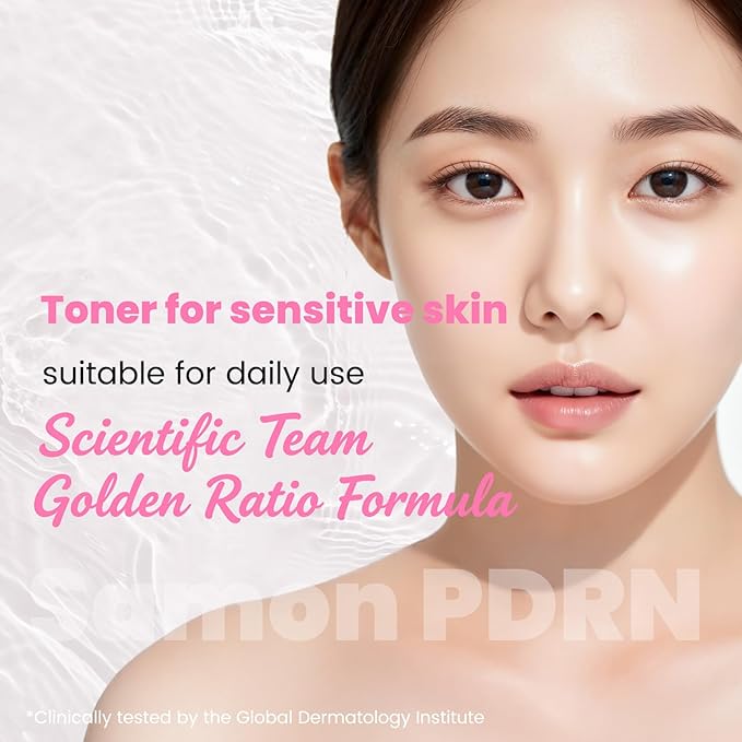 PDRN Pink Niacinamide Milky Toner for Hydrating, Moisturizing, Soothing, Ceramide, Peptide, Glass Glow Skin, Equivalent Korean Skincare Toner for face | 230ml 7.78 fl. Oz.