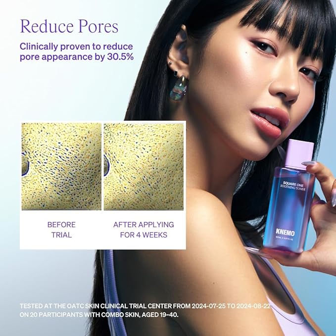 Square One Soothing Toner for Sensitive Skin with Calming CICA, Tea Tree, Anti-Sebum, Antioxidants, AHA, PHA, Niacinamide, Vegan, Cooling, Fragrance-Free | 5.07 fl oz ✦ 150ml