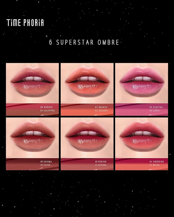 STELLAR DUST LIP STAIN-Long Lasting, Waterproof and Transferproof Lip Tint, Glossy Finish Lip Gloss, Lightweight Lipstick, High Coverage, Stocking Stuffers For Teen Girls (01 CALYPTRA)