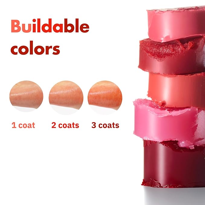 ISOI Bulgarian Rose Lip Treatment Balm (Baby Pink), Tinted Balm for Dry Lips, Korean Skincare (0.18 oz, 5g)