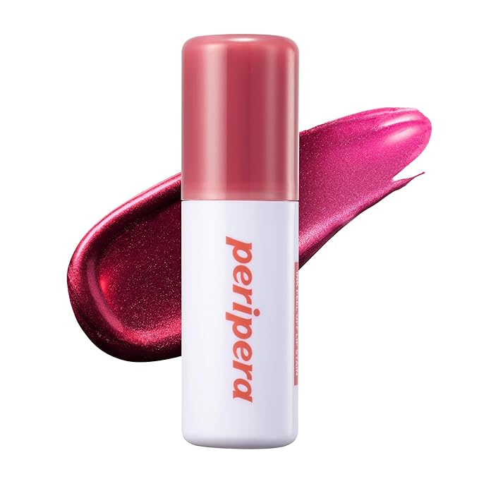 Peripera Ink Peel Off Lip Stain - Long Lasting, Transfer-Proof, Waterproof Korean Lip Tint with Color-Changing Peel-Off Formula (02 DEAR ROSE)