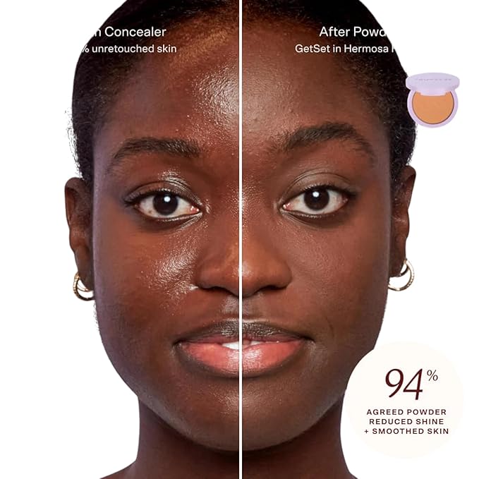 Tower 28 GetSet™ Talc-Free Setting + Brightening Yellow Powder – Blurring, Soft Matte, Sweat-Proof & Transfer-Proof – Hydrating, Sensitive Skin Safe, Vegan & Cruelty-Free – Balboa Banana