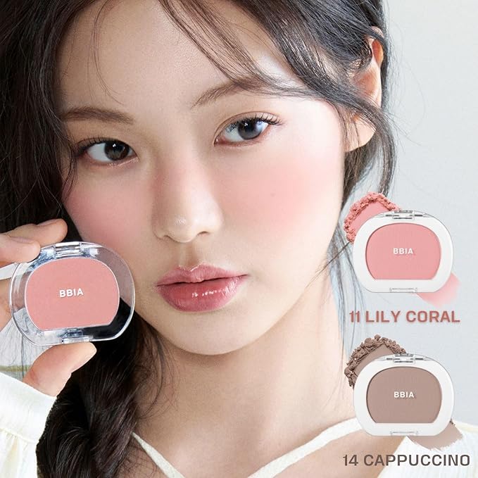 BBIA Last Blush NEW 15 Colors - Cheek Blush Shaping Shading Contour & Highlight Long-Lasting Matte Finish Natural Shades Buildable & Blendable Daily Korean Face Makeup (09 CHERISH, Pack of 1)