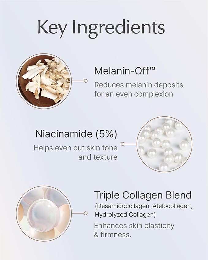 SOORYEHAN Lifting Ampoule Serum (2.02fl oz) - Triple-Action Anti-Aging Serum for Skin Tone, Texture, and Elasticity with 5% Niacinamide and Triple Collagen Blend