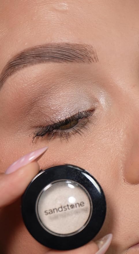 Sandstone Scandinavia Eyeshadow for Sensitive Eyes, Eyeshadow with Long Durability, Allergy Certified, Fragrance-Free and Vegan Eye Make-Up, Hypoallergenic Make-Up (248 Silk)