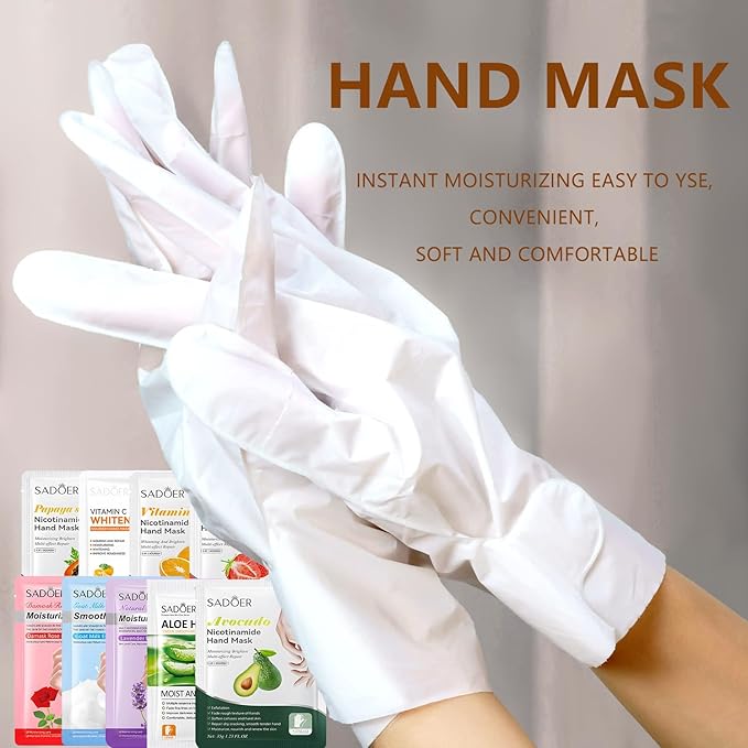Hand Cream Moisturizing Mask, Hand Masks Moisturizing Glove for Dry Hands, Hydrating and Regenerates Dead Skin, Hand Care Moisture Gloves for Dry Hands, Safe for All Skin Types (11 pack)
