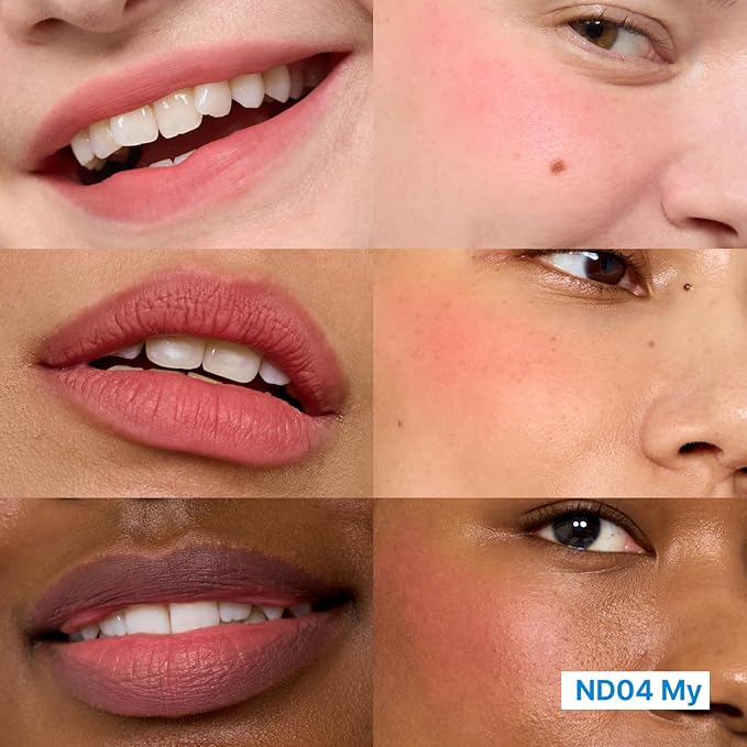 fwee Blurry Pudding Pot + Keychain SET | Airbrushed Blush & Lip, Buildable Pigment, Long-lasting, Lightweight, Easy to Blend, Natural Soft Matte Finish Makeup – My (Peachy Nude) | 0.17 oz