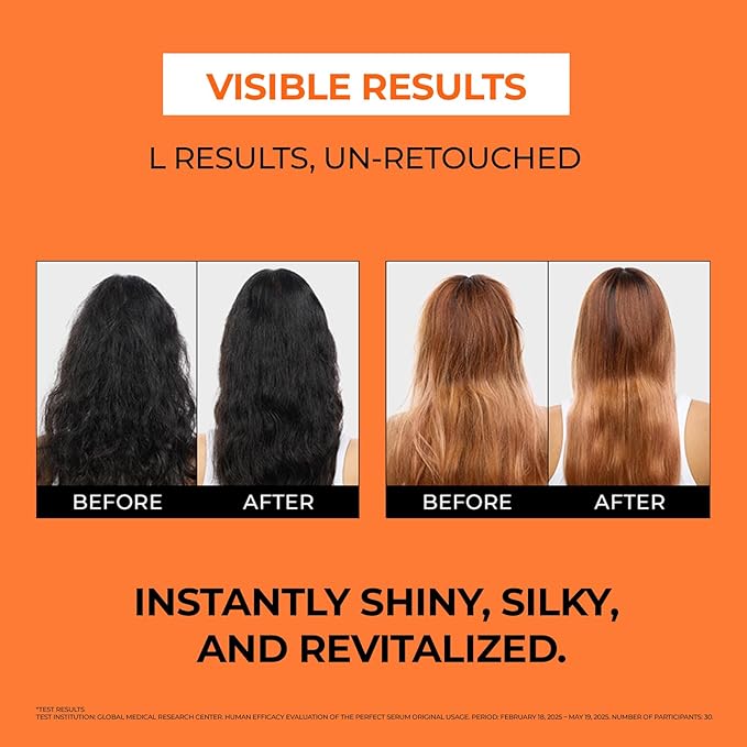 Mise En Scene Perfect Serum Original - Heat Protectant Hair Oil for Frizzy & Dry | Argan Oil | Visibly Smooths & Softens | Add Shine All Hair Types | Damage Repair | Fruity Floral Scent, 3.71 Fl Oz.