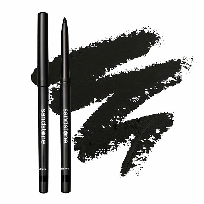 Sandstone Scandinavia mascara Grand Danois Black + Waterproof eyeliner black
