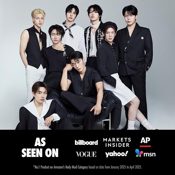 BRMUD Relief Mud Stick Mask | ATEEZ Pick- 3-Minute Pore Mask Skincare w/Boryeong Mud, Tea Tree Oil & PHA – Absorbs Oil, Decongests Pore & Smooths Skin – Korean Clay Stick Mask (1.05 oz)