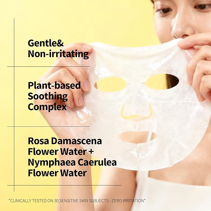 Firming and Moisturizing Sheet Face Masks (Pack of 10) with Hyaluronic Acid and Peptides, Reduce Fine Lines and Wrinkles, Hydrating & Anti-Aging Spa Face Mask, Facial Skin Care