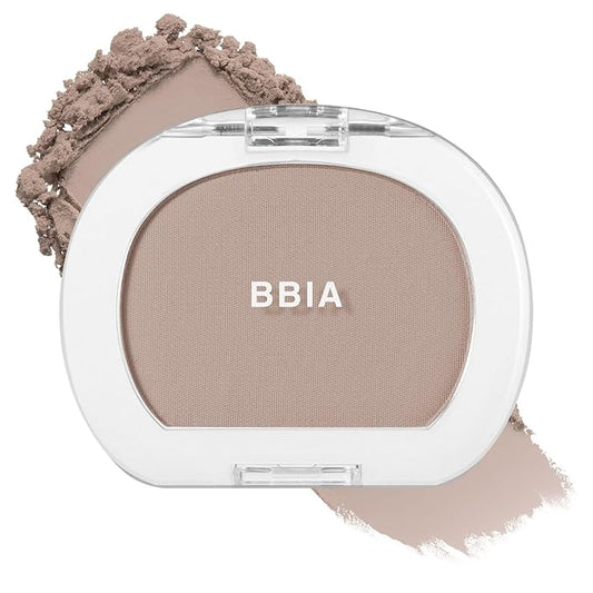 BBIA Last Blush NEW 15 Colors - Cheek Blush Shaping Shading Contour & Highlight Long-Lasting Matte Finish Natural Shades Buildable & Blendable Daily Korean Face Makeup (13 TOFFEE, Pack of 1)