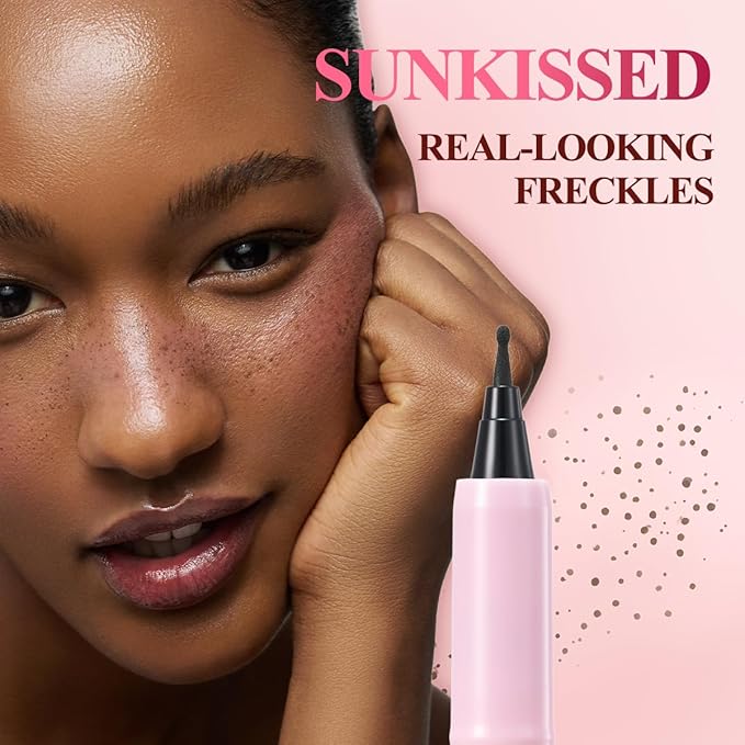 Peripera Freckle Pen, Natural Sun-Kissed Makeup – Long Lasting, Smudge-Proof Faux Freckles with Precision Dot Tip, Buildable K-Beauty Freckle Makeup Pen (02 TAN BROWN)