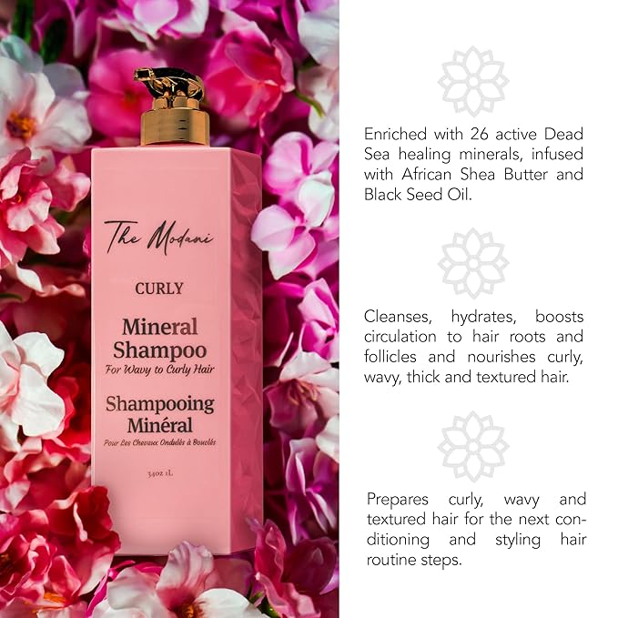 Curly Mineral Shampoo (34oz/1 Liter)