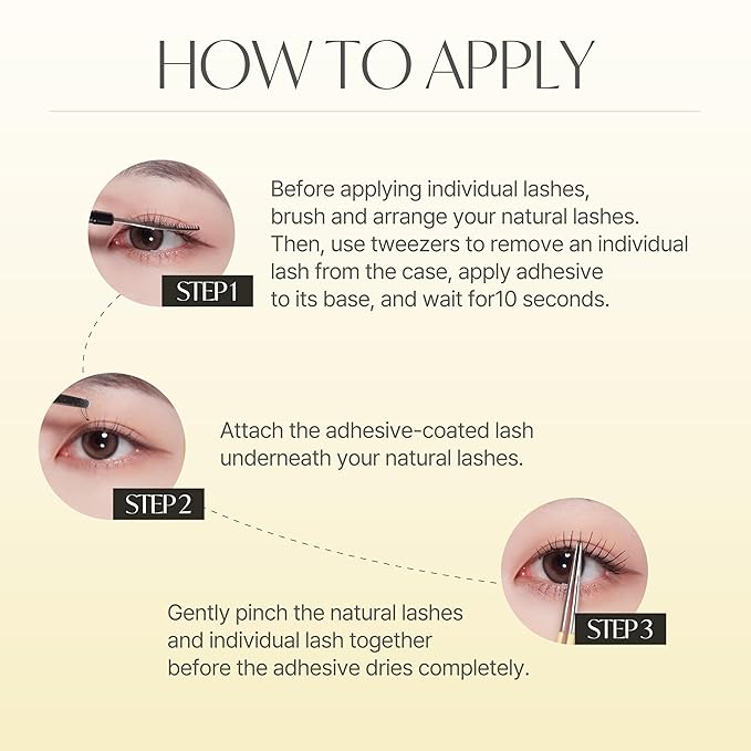 EYEME Eyelash x Artist Collaboration NO.01 – 5 Set Pack, Natural False Eyelashes, Short Lashes for a Soft & Wispy Look, Easy to Apply for a Seamless & Elegant Finish, K-Beauty