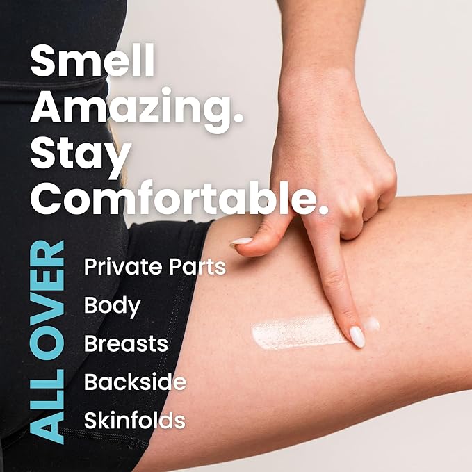 Super Fresh Lady Whole Body Deodorant for Women Twin Pack Aluminum Free Lotion for Privates Body and Skinfolds Stops Odor Jasmine Rose Scent Feminine Hygiene Two 4 oz Tubes for Daily Use