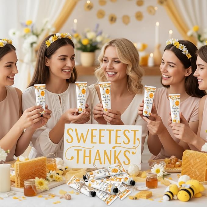 48 Sets Honey Hand Cream Gifts Bulk Baby Shower Hand Cream Travel Size Lotion Bulk Fall Thanksgiving Party Supplies Favors Birthday Wedding for Guest