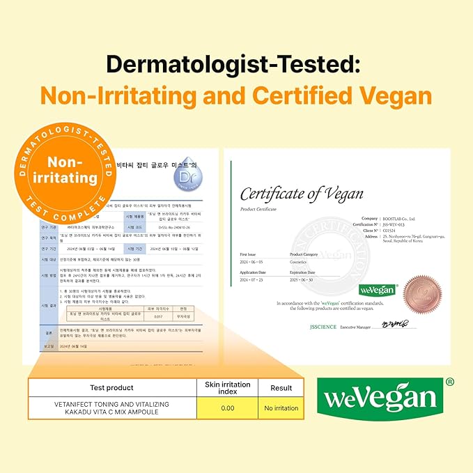 Vitamin C Glow Mist for Radiant Skin, Hydrating Serum Mist with Niacinamide & Glutathione, Korean Vegan Skincare, 3.38 Fl Oz