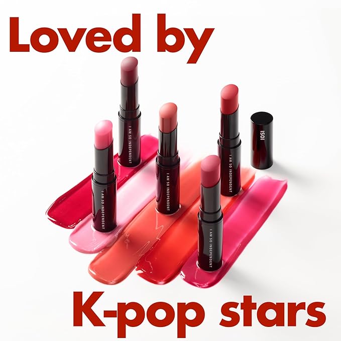 ISOI Bulgarian Rose Lip Treatment Balm (Berry Rose), Tinted Balm for Dry Lips, Korean Skincare (0.18 oz, 5g)